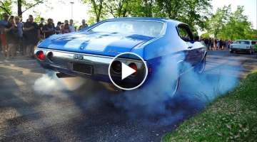 MORE TIRE SMOKE!! Ultimate MUSCLE CARS BURNOUTS Compilation 2021 *Part 2*