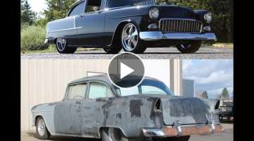 MetalWorks step by step build of a ProTouring 55 Chevy post car, TriFive, Restoration