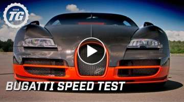 Bugatti Super Sport Speed Test | Top Gear | BBC