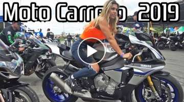 MOTOCARRERO 2019! - AMAZING Superbikes in Brazil, Loud exhausts & BURNOUTS!
