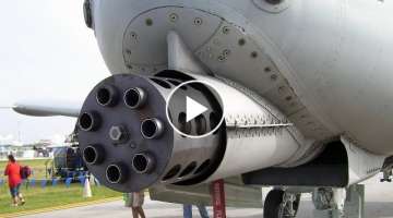 Incredible Video of A-10 Warthog's Fearsome GAU-8 Avenger in Action