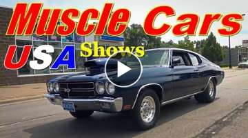 Muscle Cars USA car shows [American Muscle Car Nirvana] Americana classic car show v8 horsepower ...