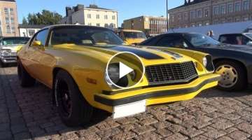 1977 Bumblebee Camaro - startup and V8 sound!
