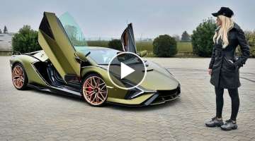 World's First Hybrid Lamborghini Start Up | Sián FKP 37