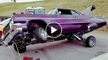 6 Crazy American LOWRIDER Hydraulic Car Jumps