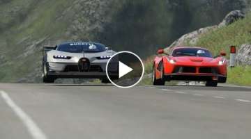 Bugatti Vision GT vs Ferrari LaFerrari at Highlands