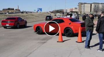 FULL THROTTLE ACTION | Cars and Coffee Southlake HG SUPLY CO. January 2022