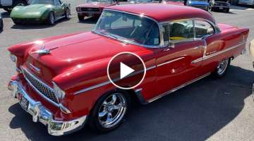 Test Drive 1955 Chevrolet Bel Air 2 Door Hard Top SOLD $42,900 Maple Motors #2114