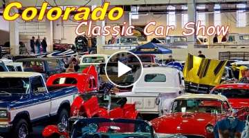 Winter classic car show {Pueblo Colorado Kool Kustom classic cars} hot rods trucks musclecars 202...