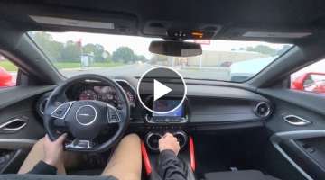 2021 Camaro SS POV Driving-Hard Accelerations-6 Speed Manual Transmission-4K