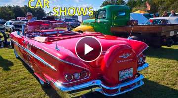 Classic car shows & up close hot rods muscle cars street rods & old cars old trucks around USA