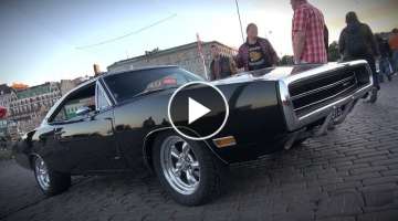 1970 Dodge Charger 500 572 Hemi - insane V8 and exhaust sound!