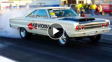 Drag Racing Victory Nostalgia Super Stock Muscle Cars 1959 to 1969 at World Wide Technology Racew...
