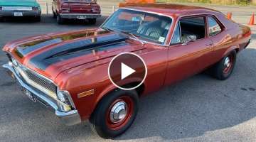 Test Drive 1972 Chevrolet Nova Big Block SOLD $29,900 Maple Motors #1807-1