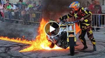 Paulo Martinho | Moto Freestyle | Quemando Rueda [Burnout] | [ Tire 1000 degree ] | BOTICAS