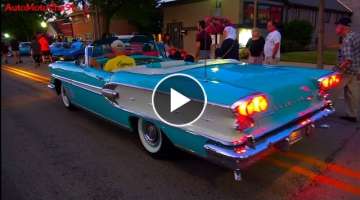CLASSIC AND VINTAGE CAR SHOW AMERICAN MUSCLE CARS OLD HOT RODS CHICAGO