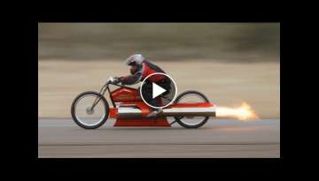 Harley-Davidson USA twin Pulsejet engine Motorcycle ! California Texas.