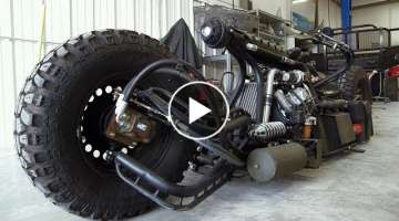 This Diesel Motorcycle Is Built From Everything... Including The Kitchen Sink