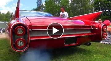 LIKE A SPACESHIP! Highly Customized '60 Cadillac Coupe DeVille - Sound