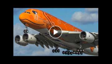 60 MINUTES PURE AVIATION - French planes only - AIRBUS A380, A330, A350 ... (4K)