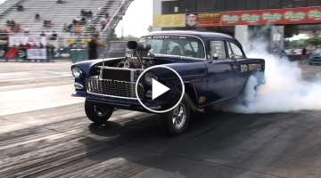 Best of 55-57 CHEVYS Drag Racing in HD