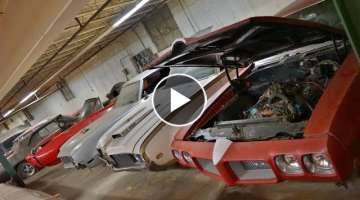 Rare GM Muscle Cars stashed in Old Furniture Factory Basement!