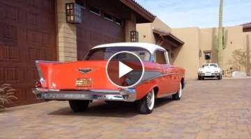 1957 Chevrolet Bel Air Survivor on Original Tires ! & Engine Sound - My Car Story with Lou Costab...
