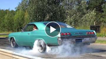 TIRE SLAYING LSX V8 Impala SS - Burnouts and Loud Sounds!!