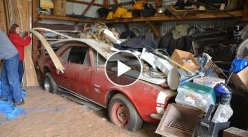 1967 SS 396 Camaro Barn Find Parked 43 Years