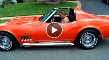 1969 Orange Corvette...XS-Power 321 Stainless...under the bottom Strap Install