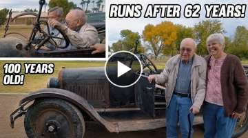 100 Year Old Car Finally Runs Again (His first car when he was 16)