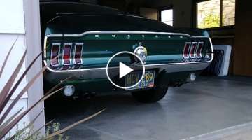 Retuned 67 Mustang Fastback GT Startup