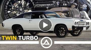 800HP Custom Twin Turbo Chevelle SS on 22 inch Wheels | Hood Muscle Cars