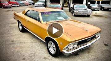 Test Drive 1966 Chevy Chevelle Built 427 4-Speed SOLD for $29,900 Maple Motors #516
