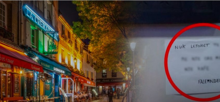 U fut ne lokal nè Francè pèr tè pírè kafe, shqíptarí shtanget nga njoftímí í pronarít nè gjuhèn shqípe
