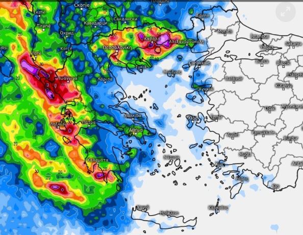 Vjen njoftimi i fortë nga Greqia, meteorologët japin al*rmin për 40 orë me stuhi dhe p*rmbytje në të gjithë vendin