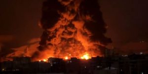 Sulmet e Izraelit, Irani në flakë