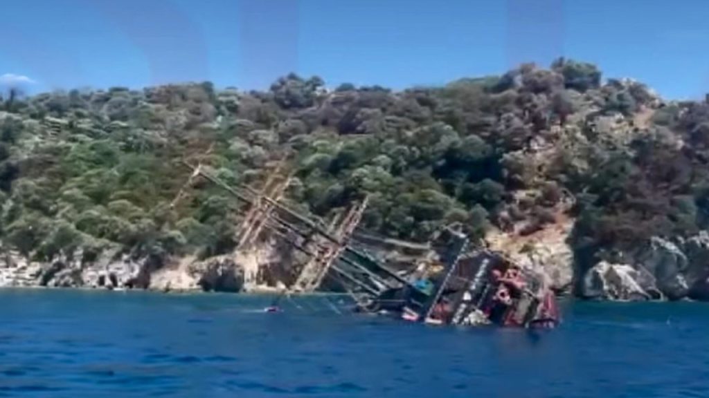 E rende ne det, mbytet anija turistike